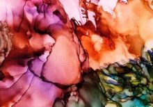 Alcohol Ink Colourful and Joyful addition to any room